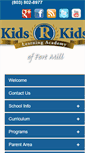 Mobile Screenshot of fortmillkidsrkids.com